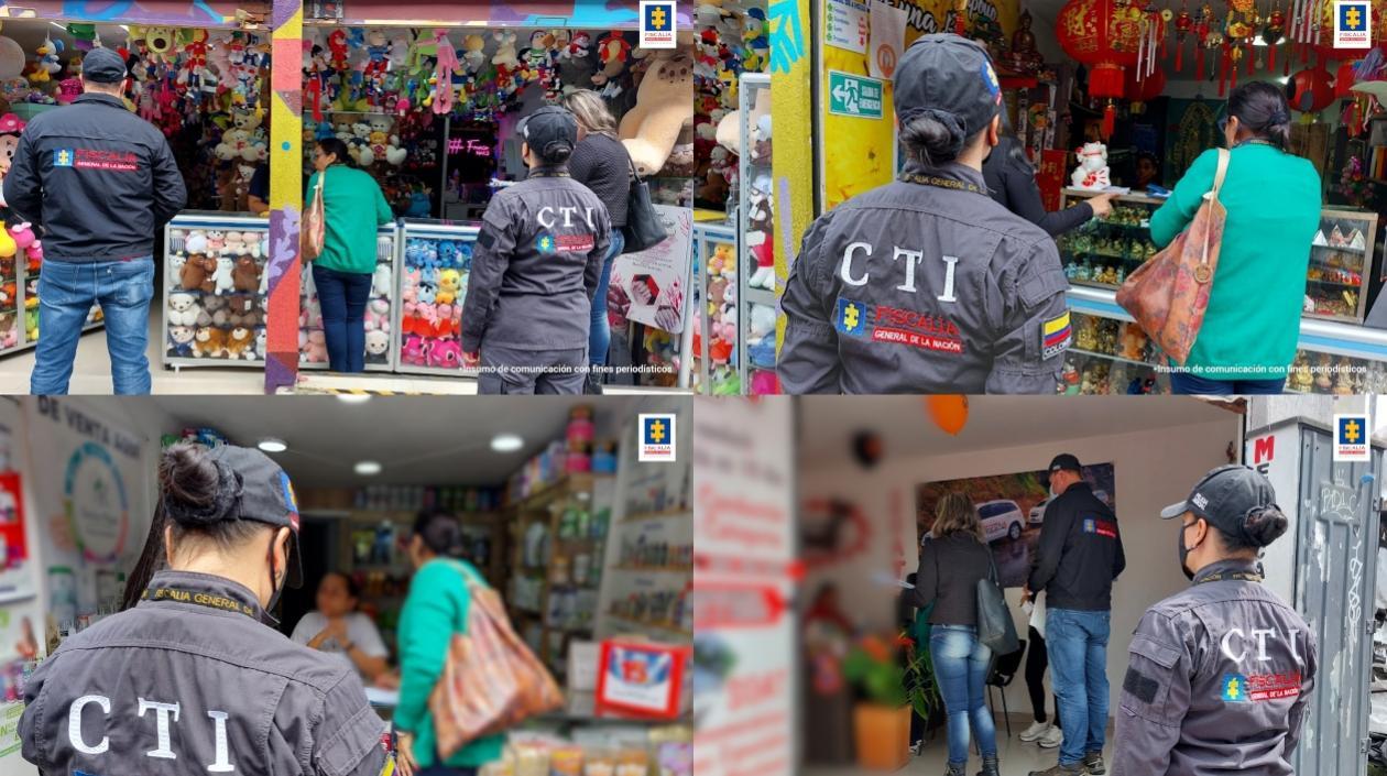 Los bienes incautados.