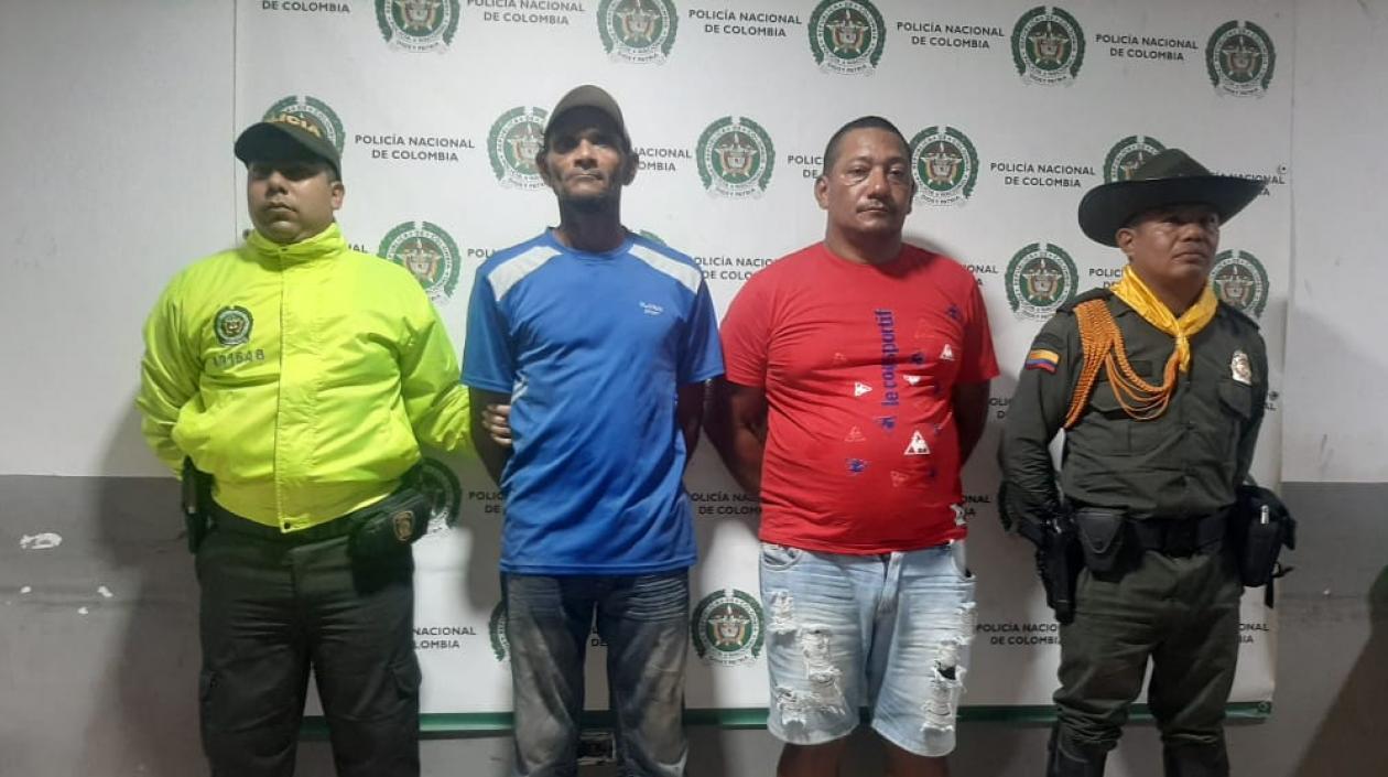 Capturados por la Policía.