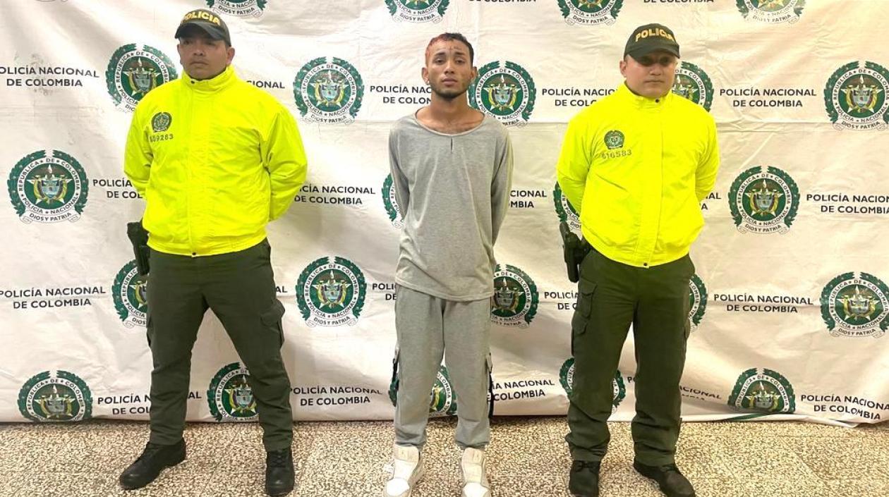 Luis Moré Torres tras ser capturado.