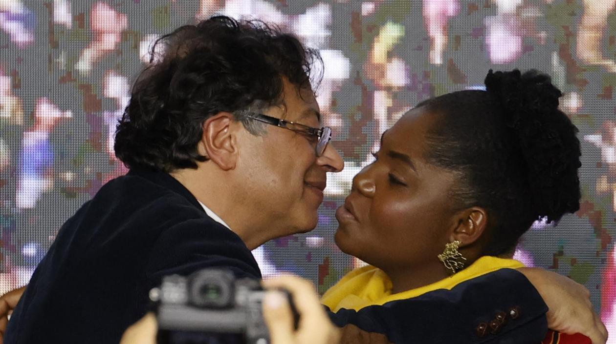 Gustavo Petro y Francia Márquez. 