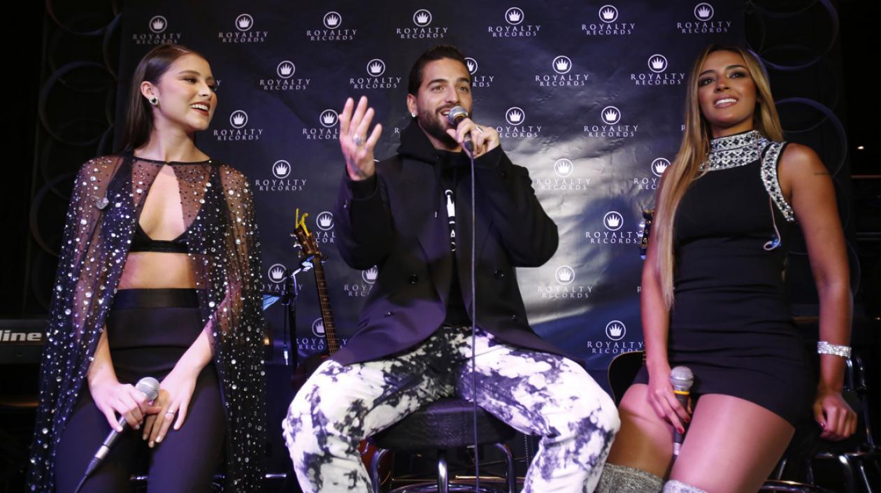 Paulina B, Maluma y Abril.