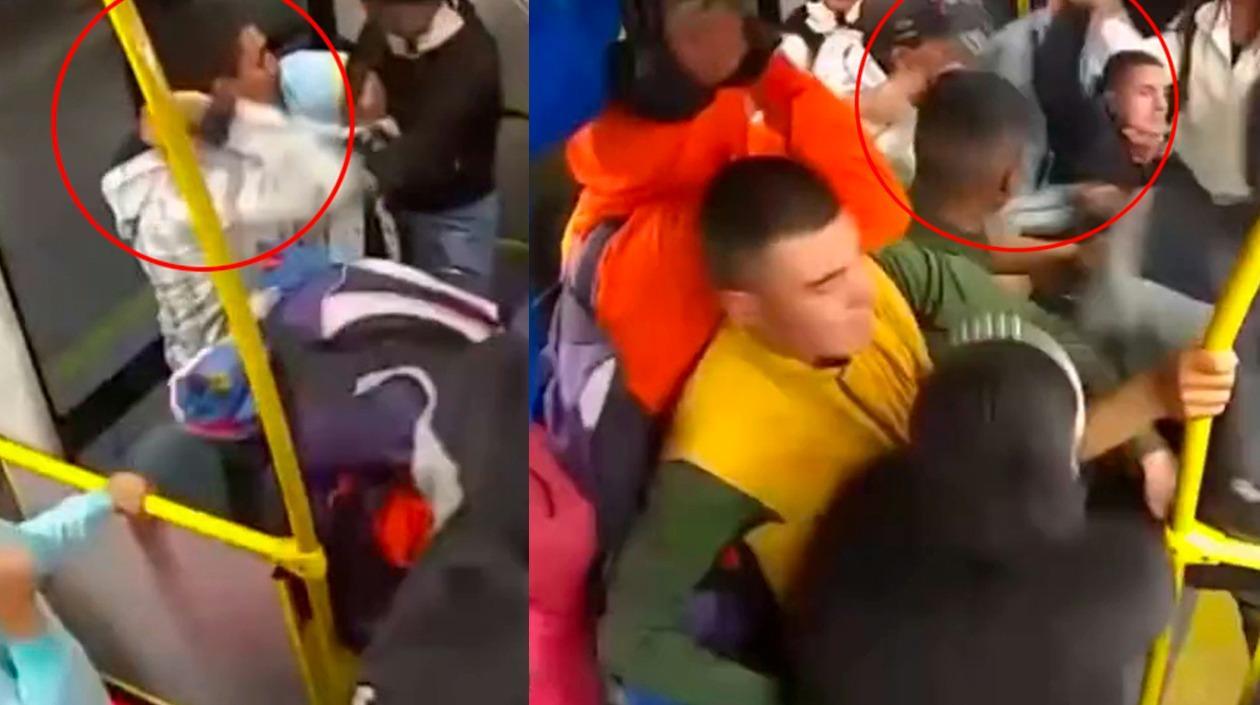 Imágenes del ataque a puñal.