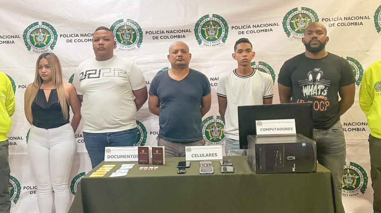 Capturados por la Policía.