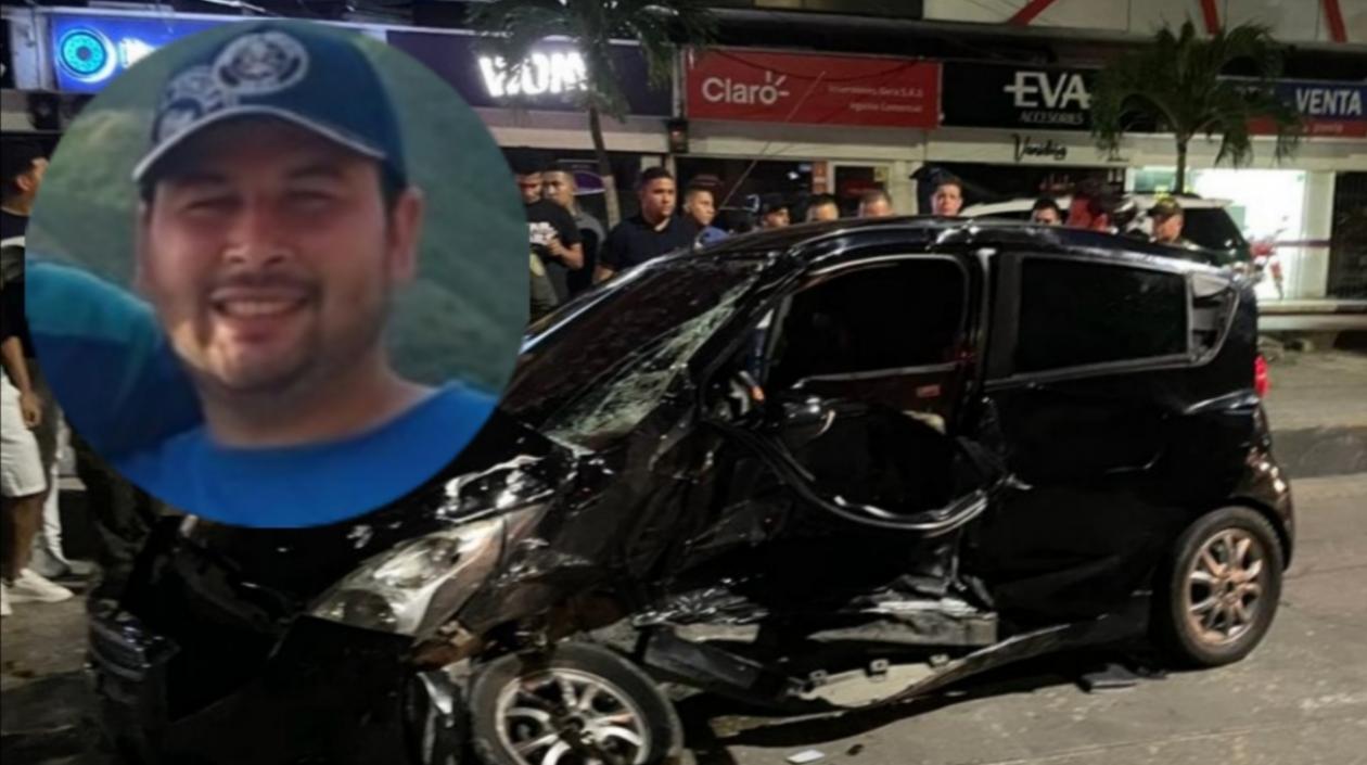 José Elías Gutiérrez Ariza conducía este vehículo cuando se presentó el accidente. 