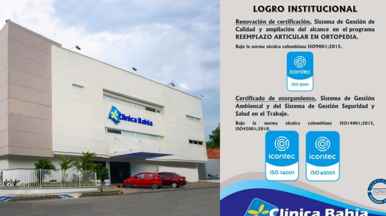 Clínica Bahía de Santa Marta.