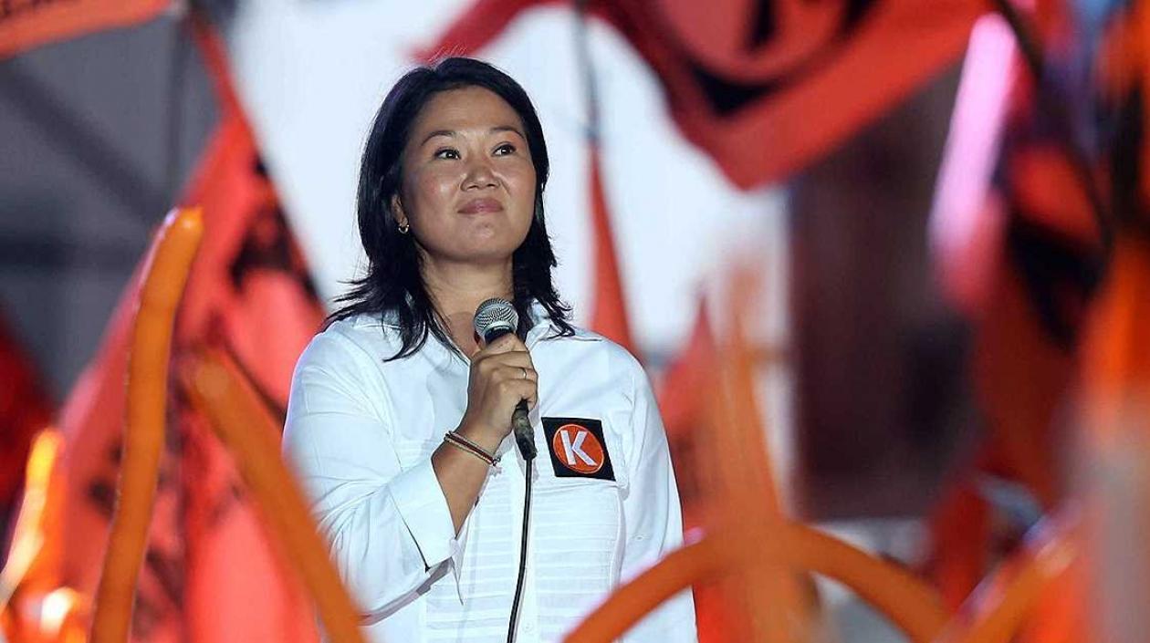 La excandidata presidencial peruana Keiko Fujimori.