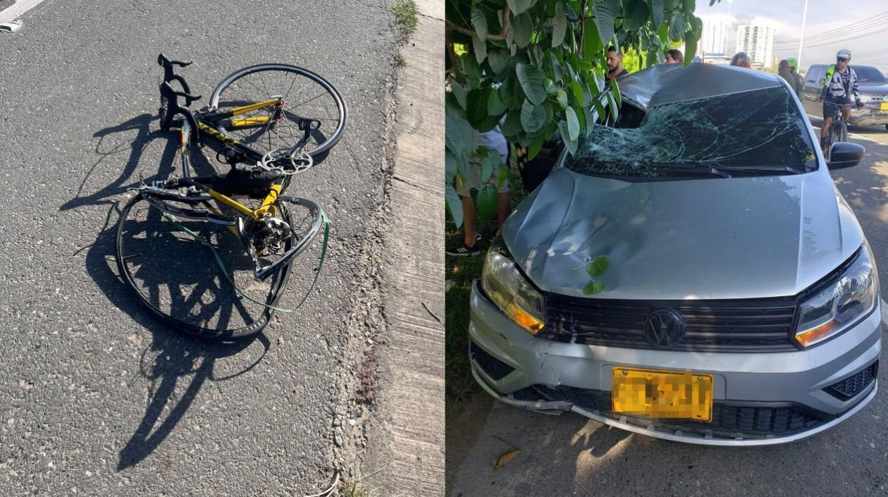 Imágenes del accidente.