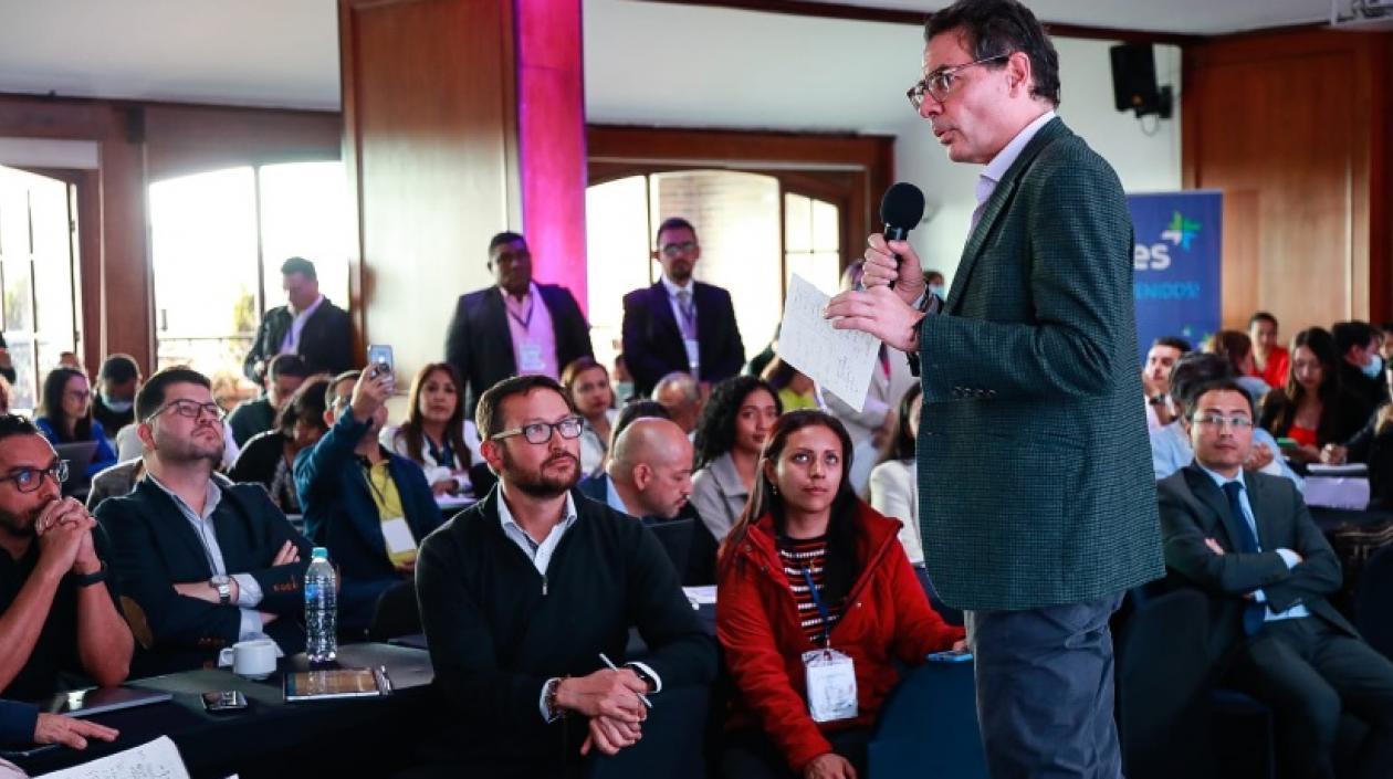 El Ministro Alejandro Gaviria en el Encuentro Nacional de Secretarios de Educación en Pereira.