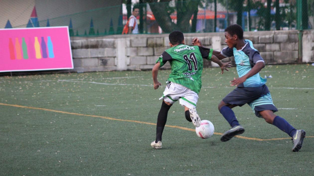 Acción del partido. 