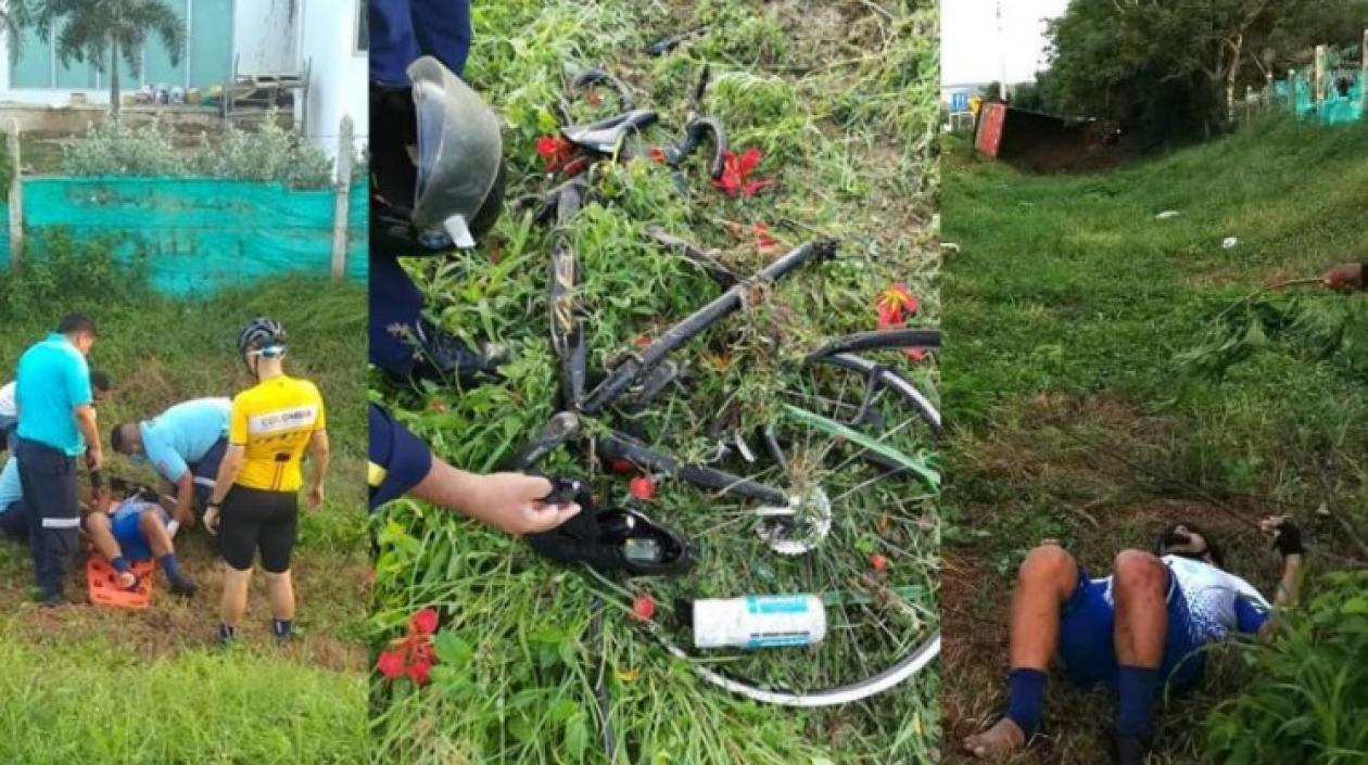Un ciclista atropellado por tractocamión en junio pasado.