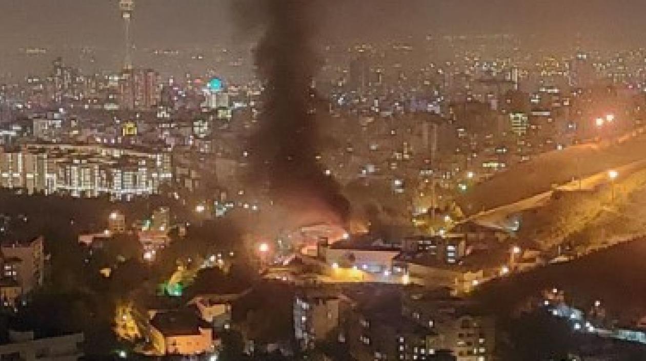 Vista aérea de la cárcel Evin de Teherán.