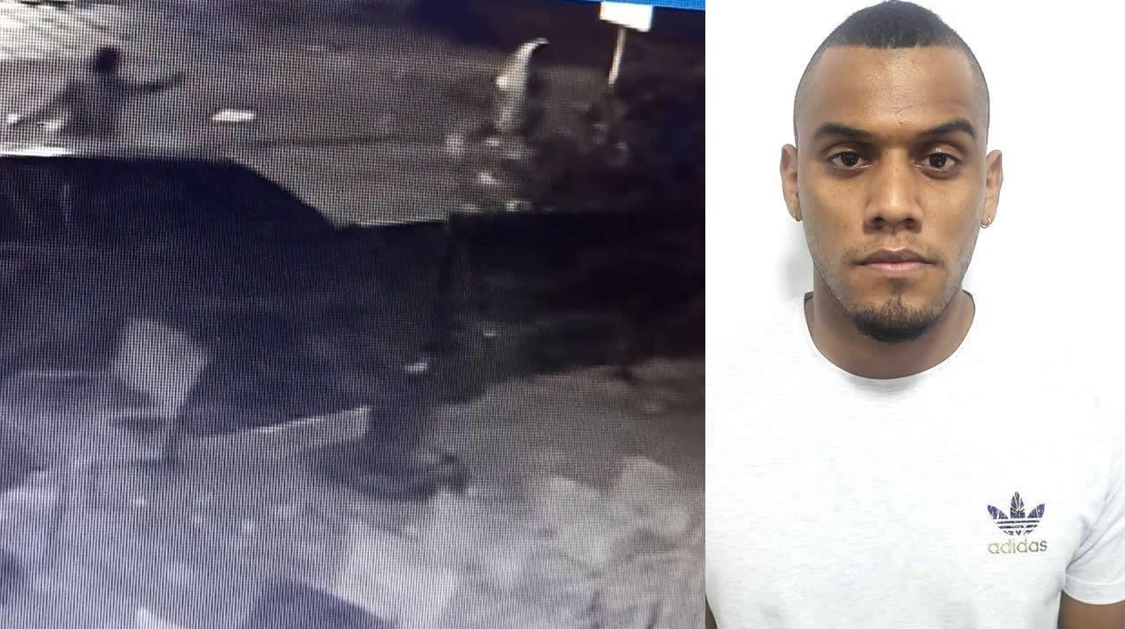 Momentos del asesinado de Kevin Douglas Ospina.