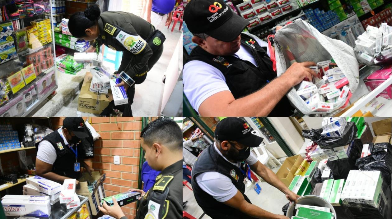 Imágenes de los operativos.