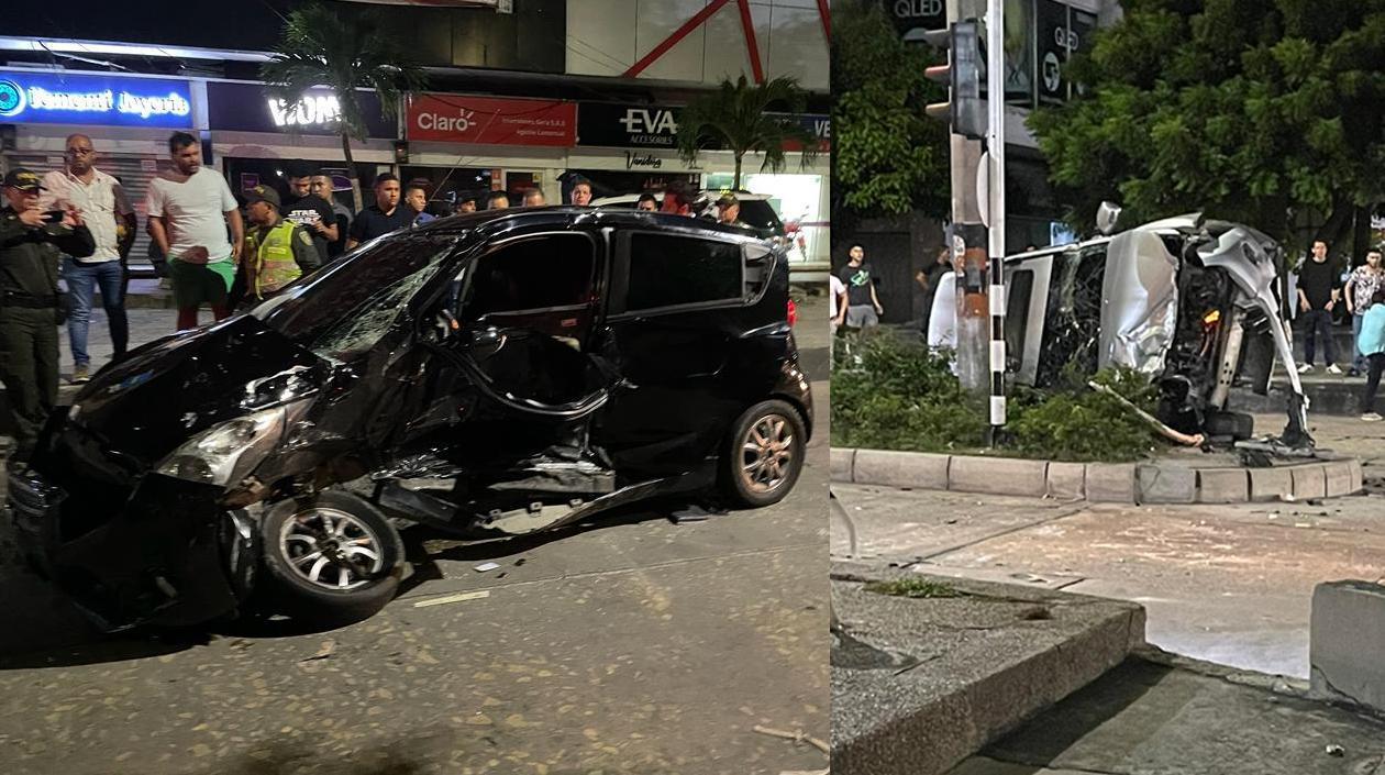 Imágenes del accidente de la calle 93 con carrera 46.