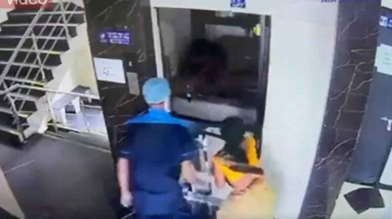 Momentos del incidente. 