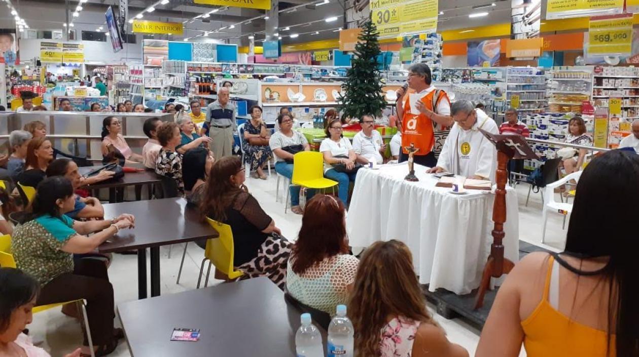 Jornada realizada para la recolección de alimentos.