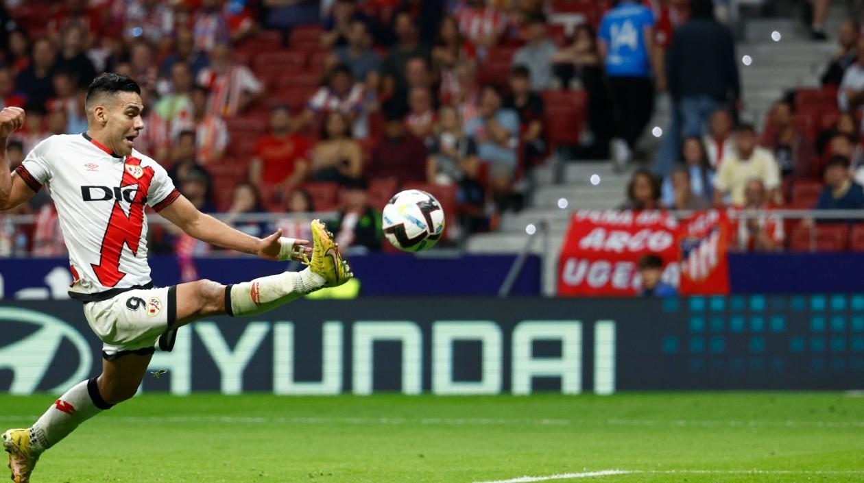 Falcao García, delantero del Rayo Vallecano. 