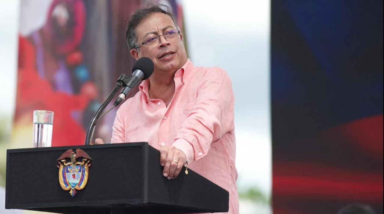 El Presidente de la República, Gustavo Petro.