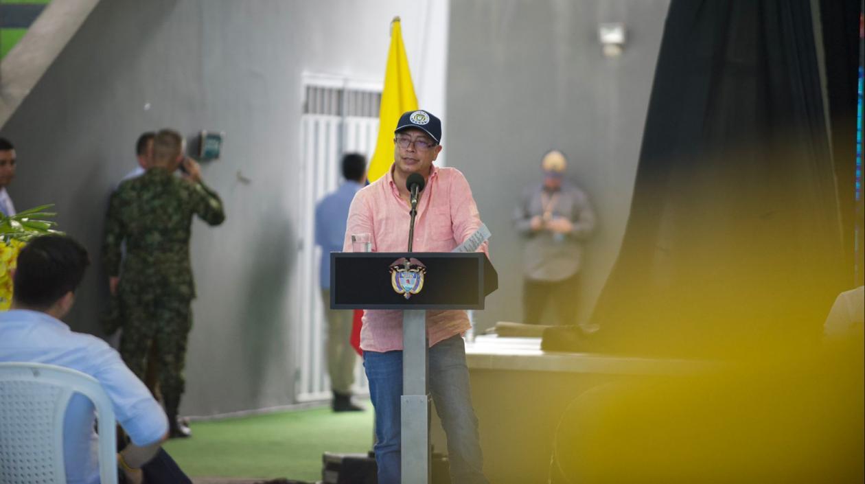 El presidente de Colombia, Gustavo Petro