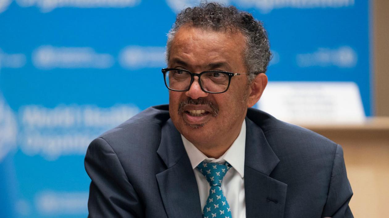 Director general de la OMS, Tedros Adhanom Ghebreyesus.