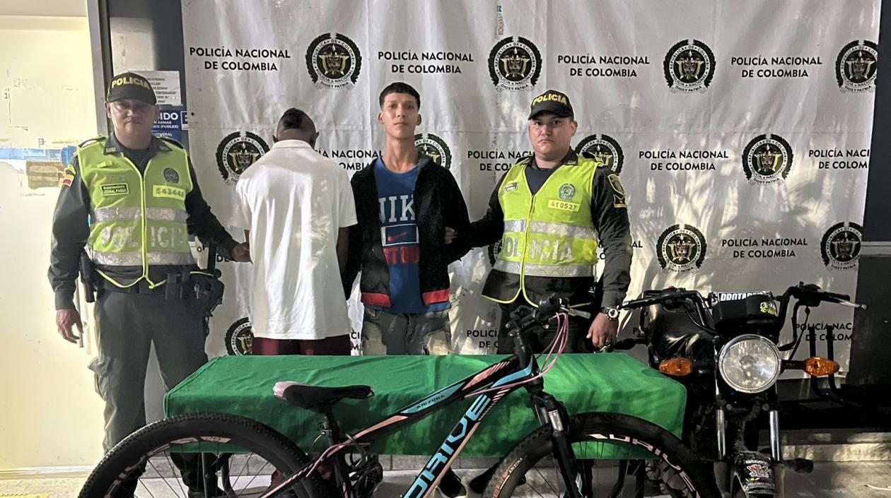Capturados por la Policía.