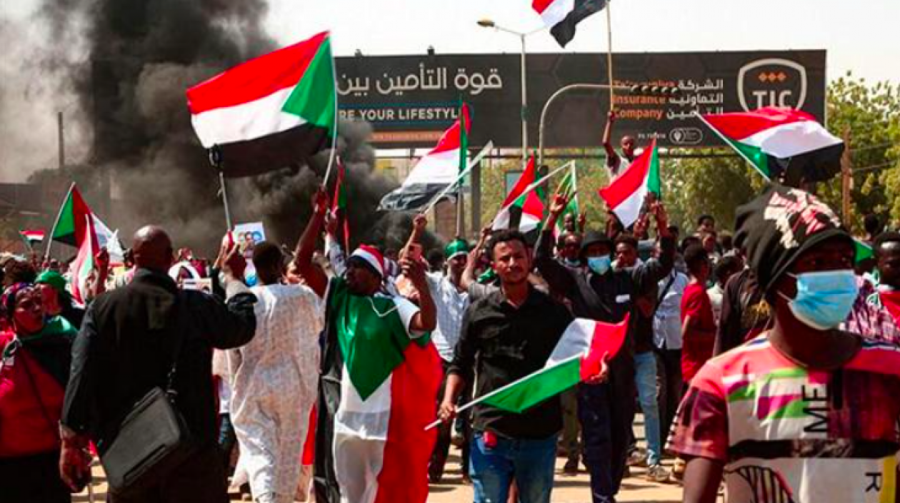 Imagen de las manifestaciones.