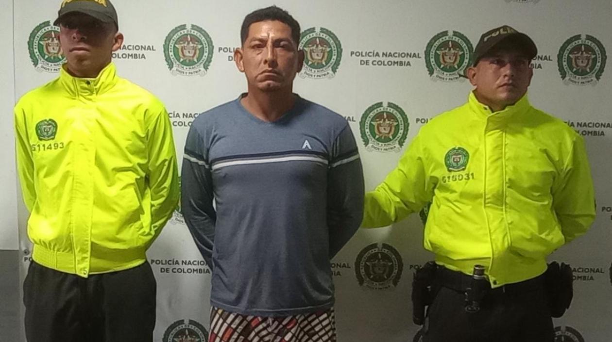 Orlando José Cuenta Guariguata, capturado.