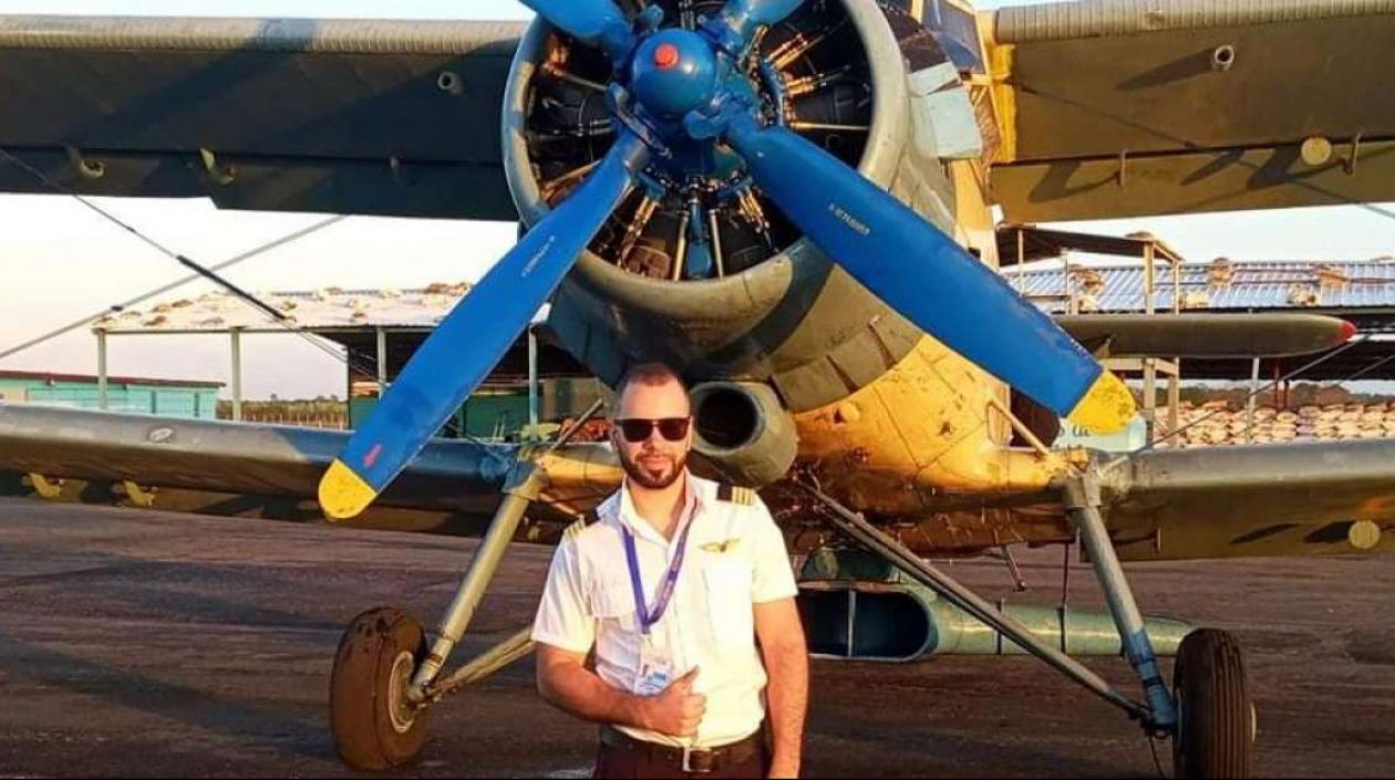 Rubén Martínez, piloto del AN-2