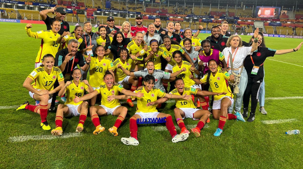 Selección Colombia sub-17 celera su clasificación. 