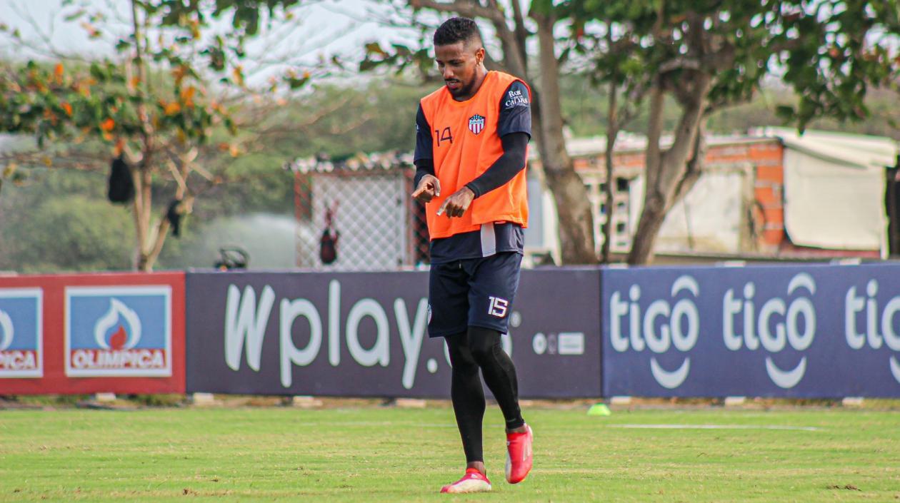 Yesus Cabrera, volante de Junior. 