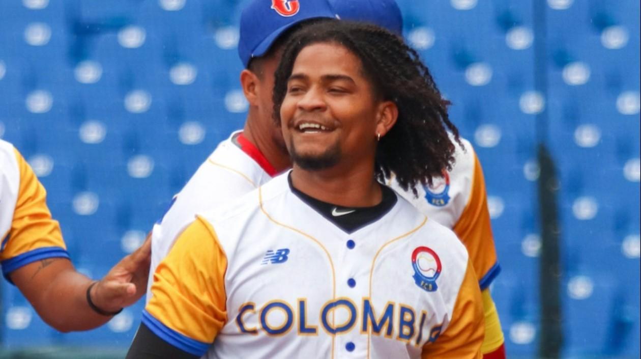 Carlos Arroyo, pelotero de Colombia. 