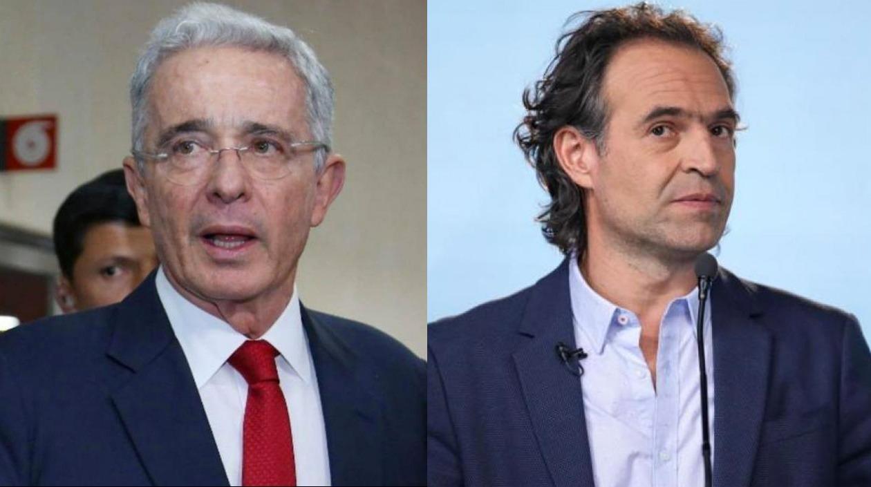 Álvaro Uribe y Federico Gutiérrez.