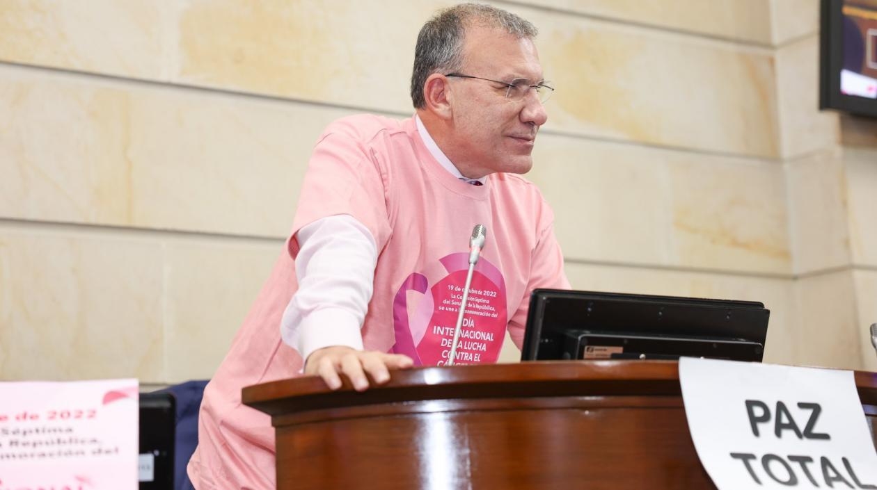 El presidente del Congreso, Roy Barreras.