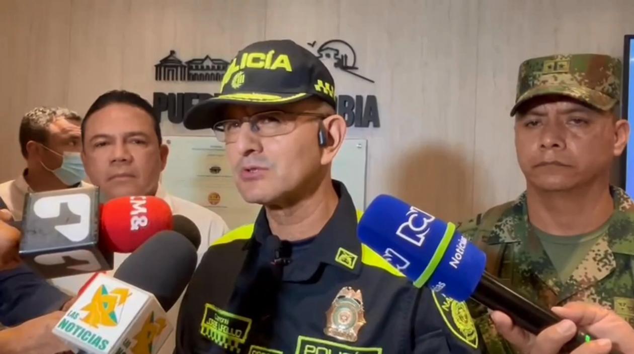 El alto coronel Jorge Urquijo, comandante de la Policía Metropolitana de Barranquilla
