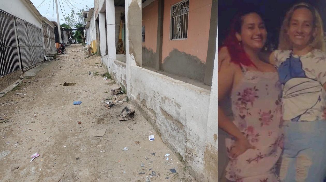 Glenda Nayibe Parra Arenas y Laura Fernanda Gamero Parra.