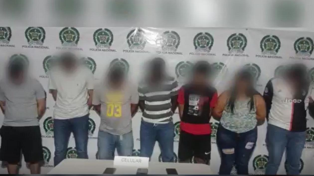 Capturados por la Policía.