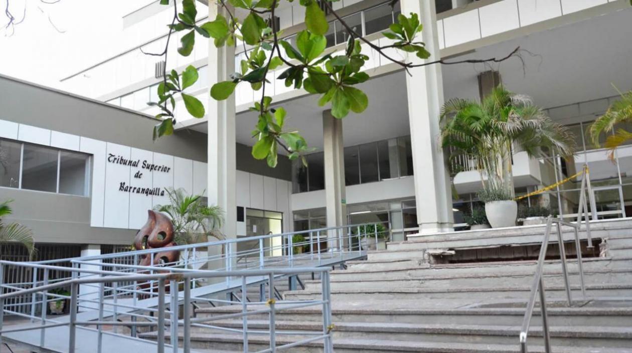 Fachada del Tribunal Superior de Barranquilla. 