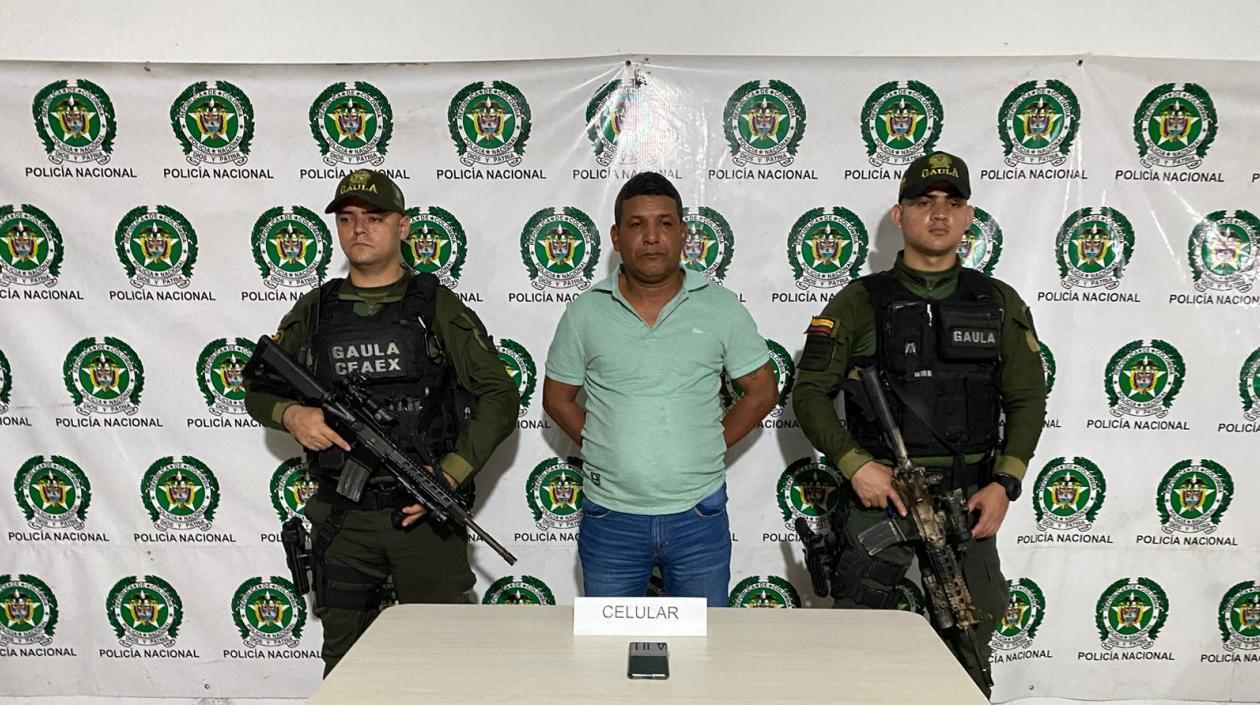 Alias 'Tembleque' capturado por la Policía.