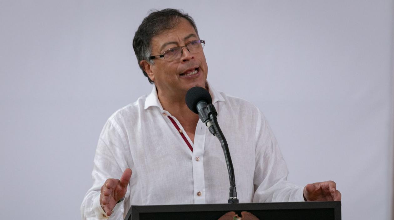El Presidente de la República, Gustavo Petro.