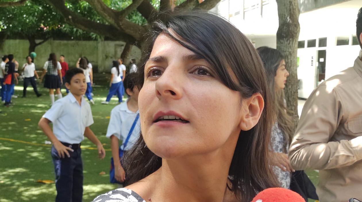 La Ministra de Minas y Energía, Irene Vélez.