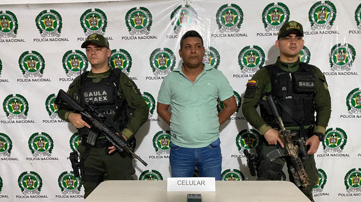 Alias 'Tembleque' capturado por la Policía.