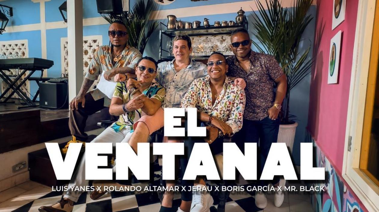 Mr. Black, Jerau, Luismi Yanes, Rolando Altamar y Boris García.