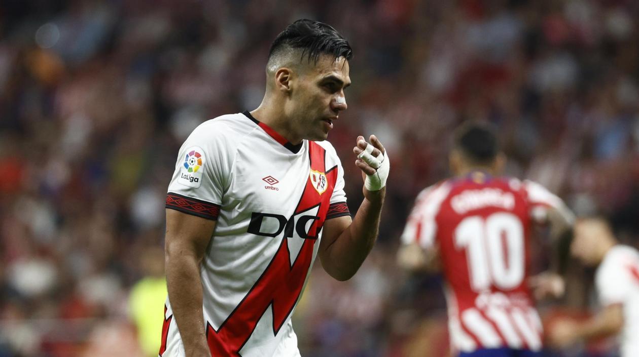 Falcao García, delantero del Rayo Vallecano. 
