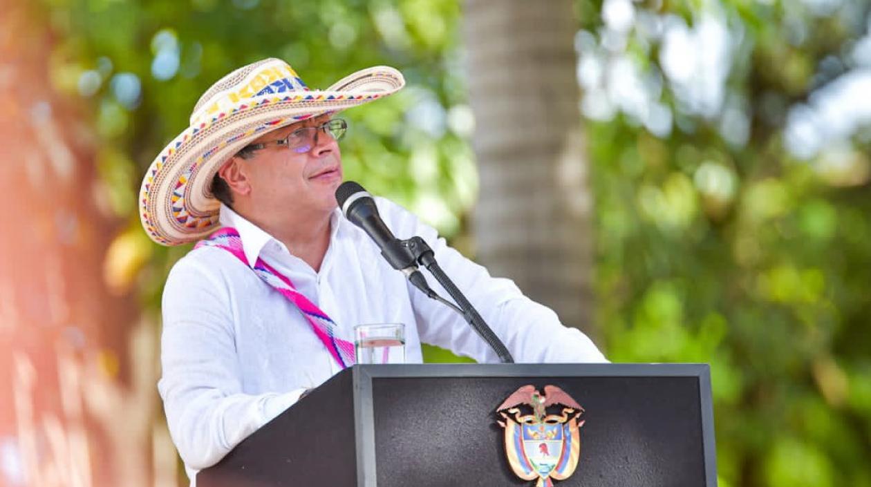 El Presidente de la República, Gustavo Petro.