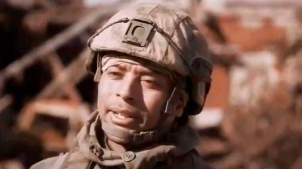 Alexis Castillo, colombiano que hacía parte de las milicias rusas.