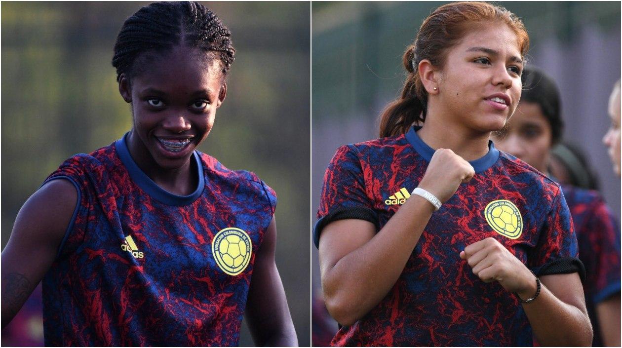 Linda Caicedo y Gabriela Rodríguez. 