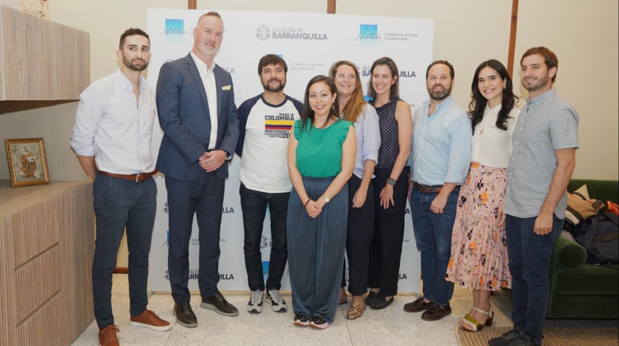 Encuentro de la administración distrital con la Fundación Hilton.