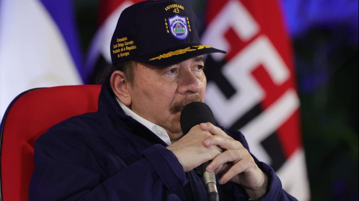 Daniel Ortega, presidente de Nicaragua. 