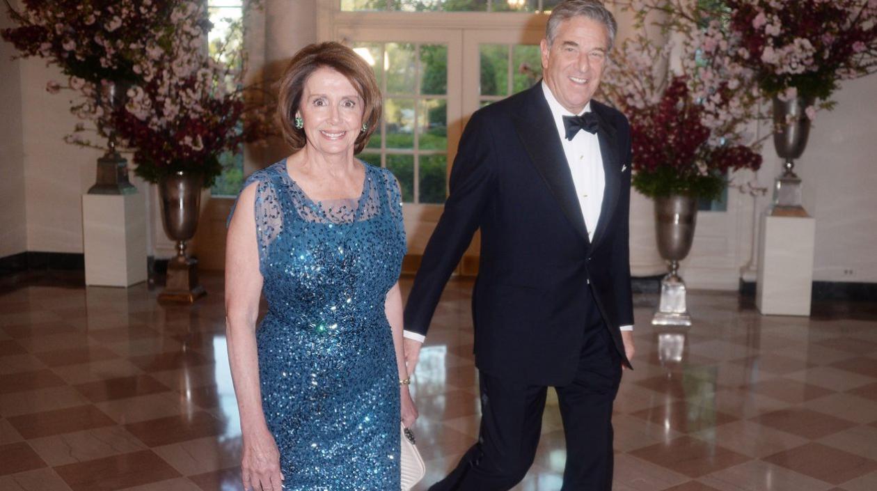 Nancy Pelosi y su esposo Paul Pelosi.