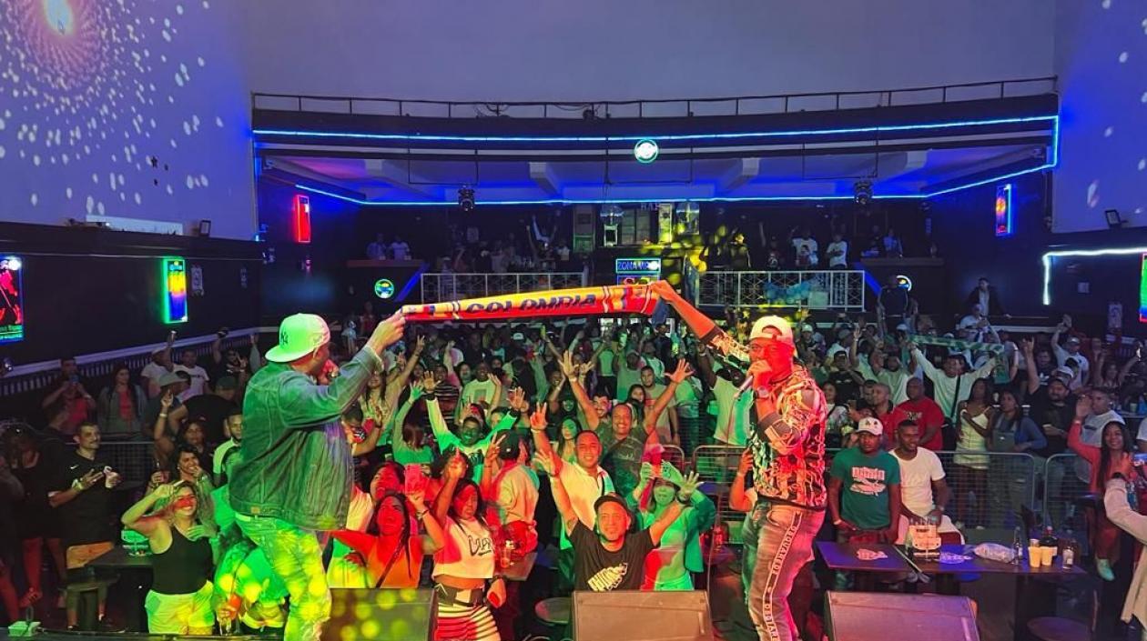 Presentación del Rey de Rocha en Santiago de Chile.